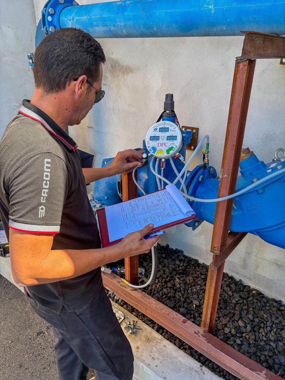 Contrôle disconnecteur hydraulique